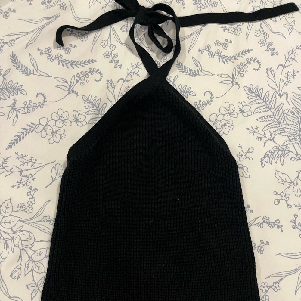 J.Crew Cotton-blend halter sweater-tank Size: Small